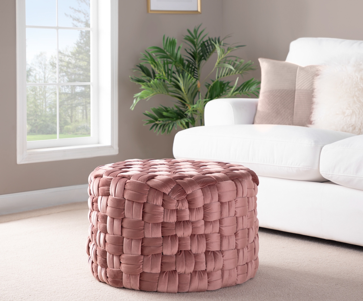 Colearine Blush Ottoman - Thumbnail - Image 2