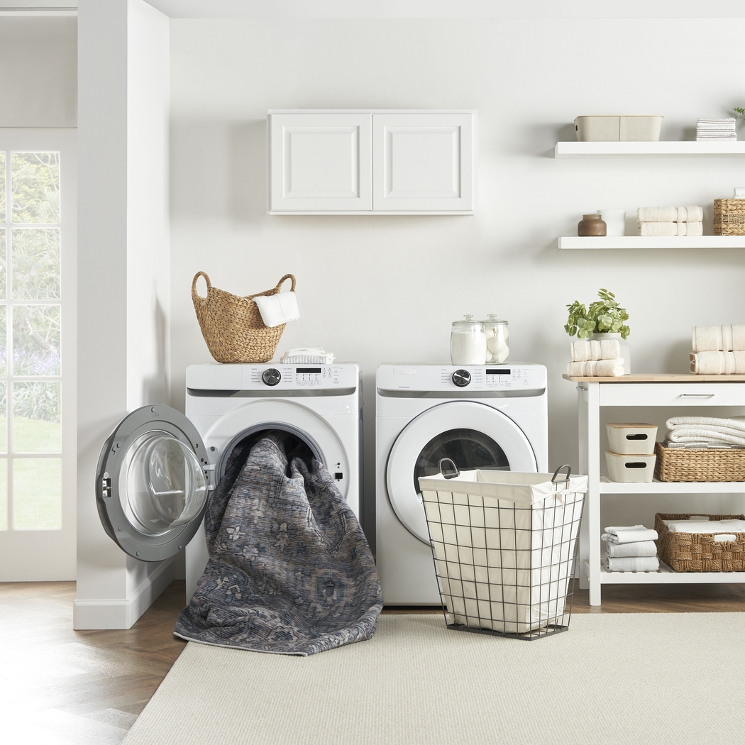 Coleena Light Blue 2' x 6' Runner Rug - Thumbnail - Image 8