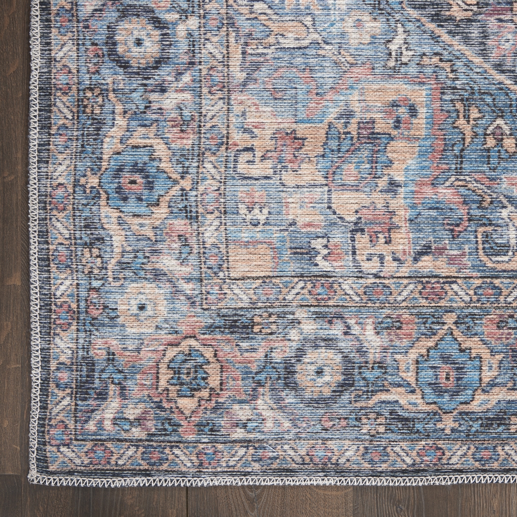 Coleena Light Blue 4' x 6' Rug - Thumbnail - Image 12