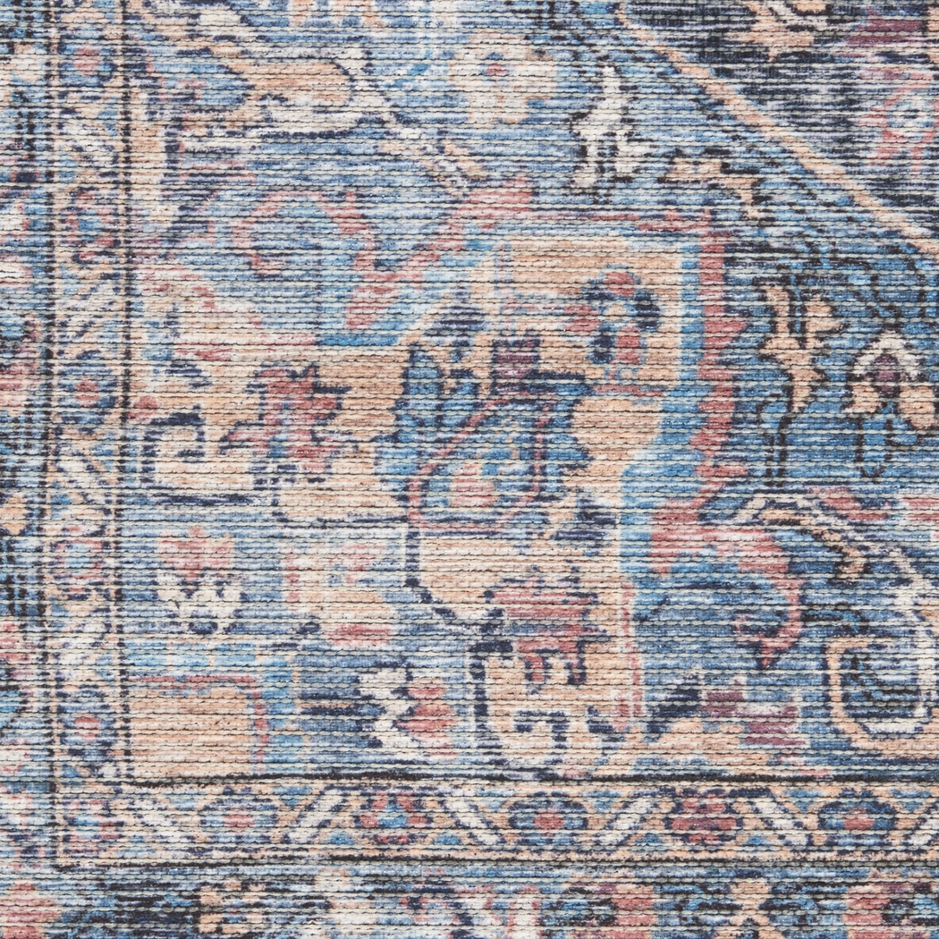 Coleena Light Blue 9'2 x 12'  Rug - Thumbnail - Image 5