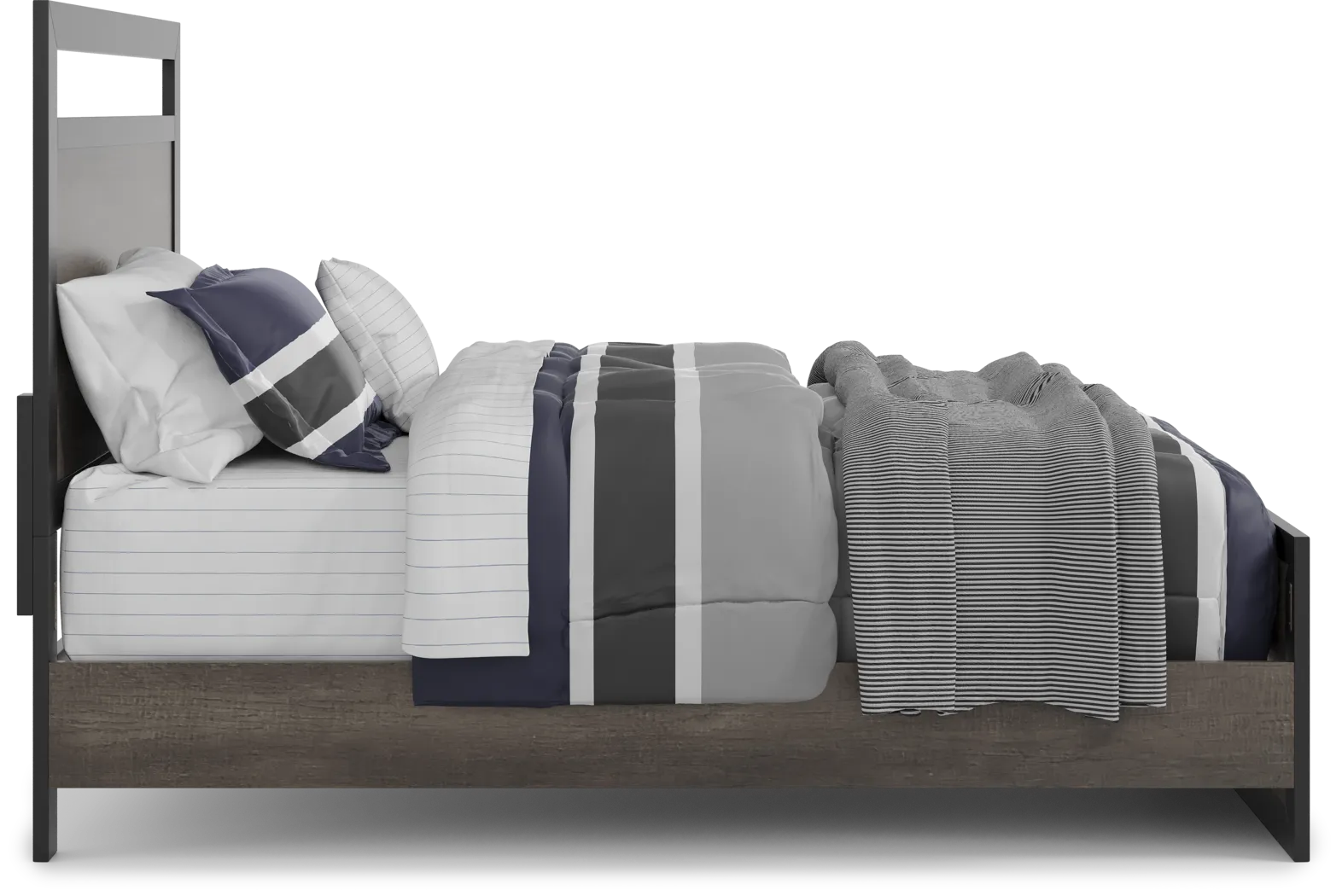 Kids Colefax Avenue Gray 3 Pc Full Panel Bed - Thumbnail - Image 3