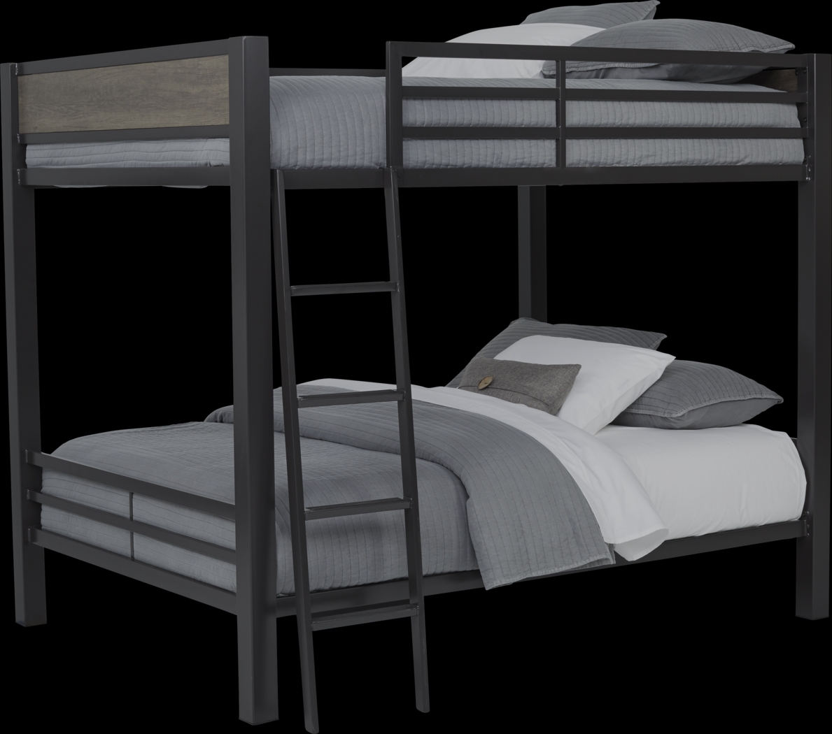 Colefax Avenue Gray Full/Full Bunk Bed - Thumbnail - Image 2