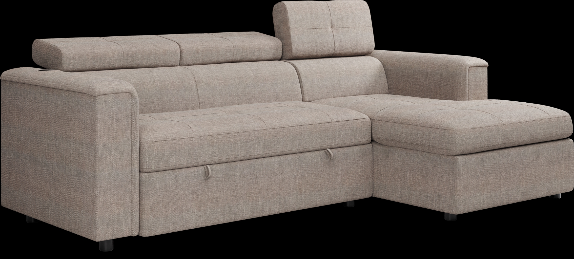 Coleford Brown 4 Pc Sleeper Sectional Living Room - Thumbnail - Image 6