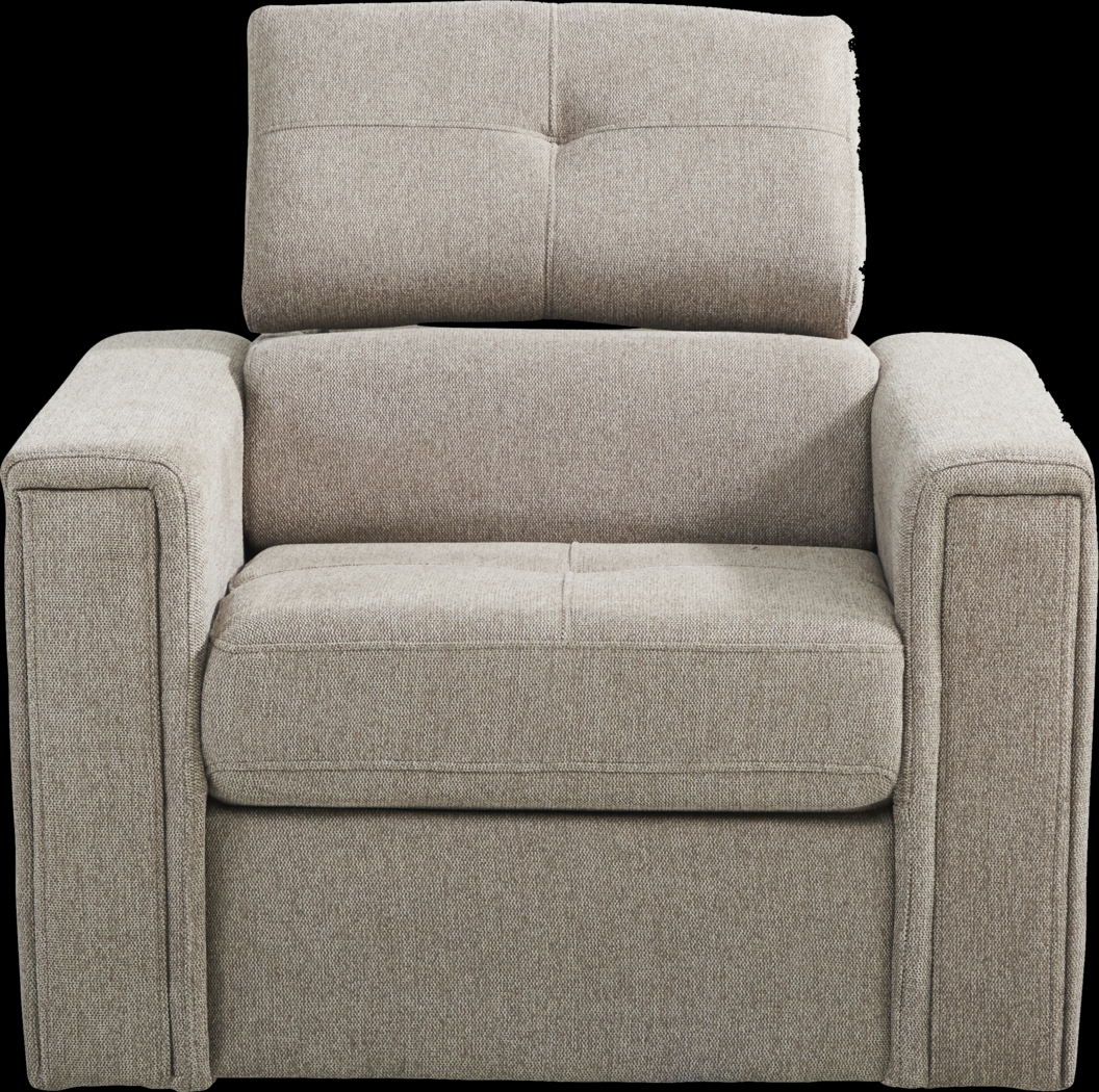 Coleford Brown Swivel Chair - Thumbnail - Image 2