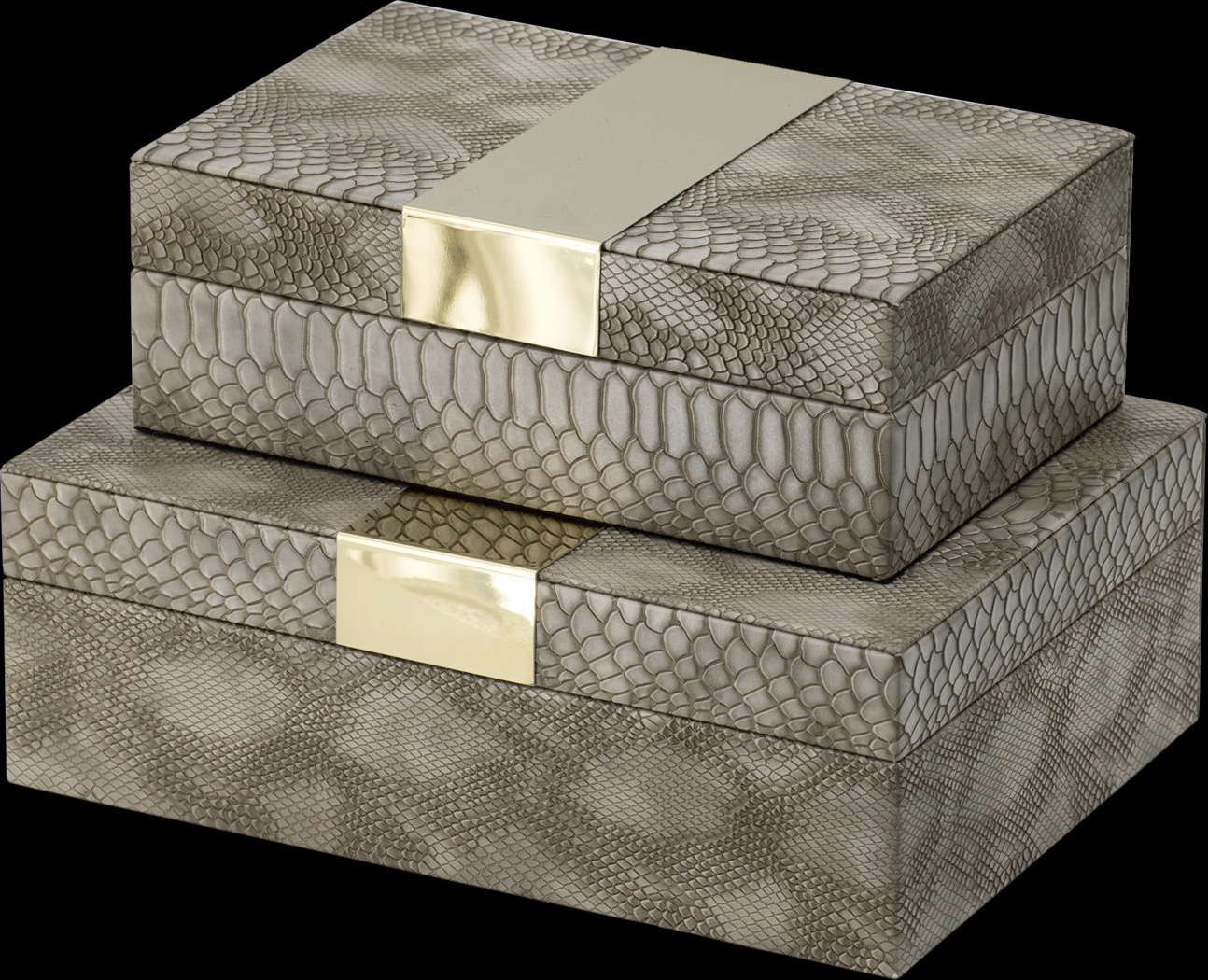 Coleraine Brown Box, Set of 2 - Thumbnail - Image 1