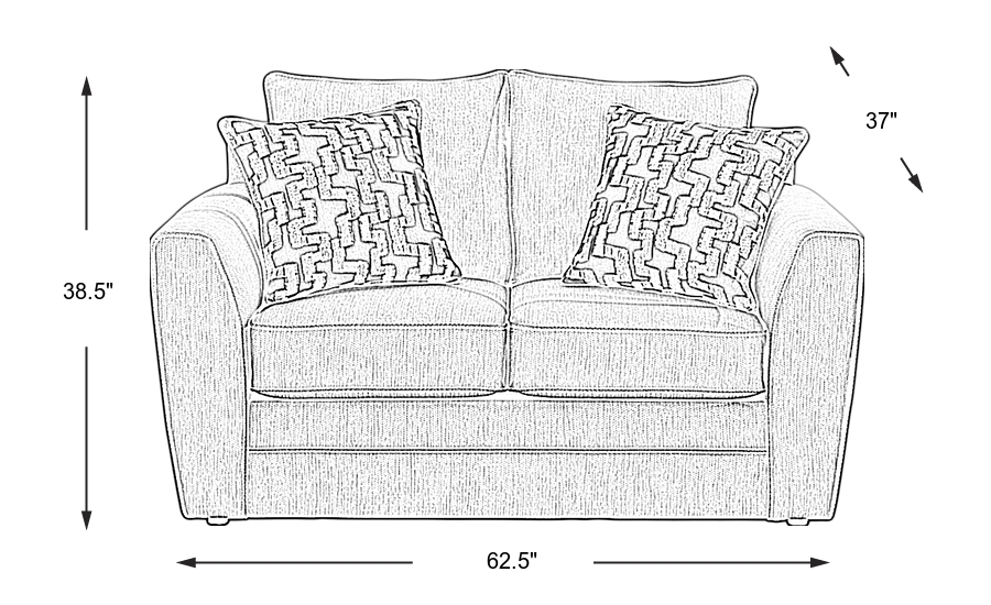 Dimension Image. Please refer to the Dimension Tab on this page for dimension details.