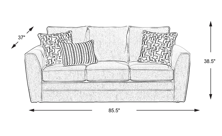 Dimension Image. Please refer to the Dimension Tab on this page for dimension details.