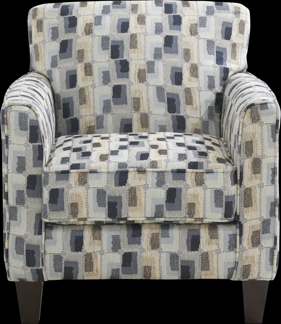 Colesby Blue Accent Chair - Thumbnail - Image 2