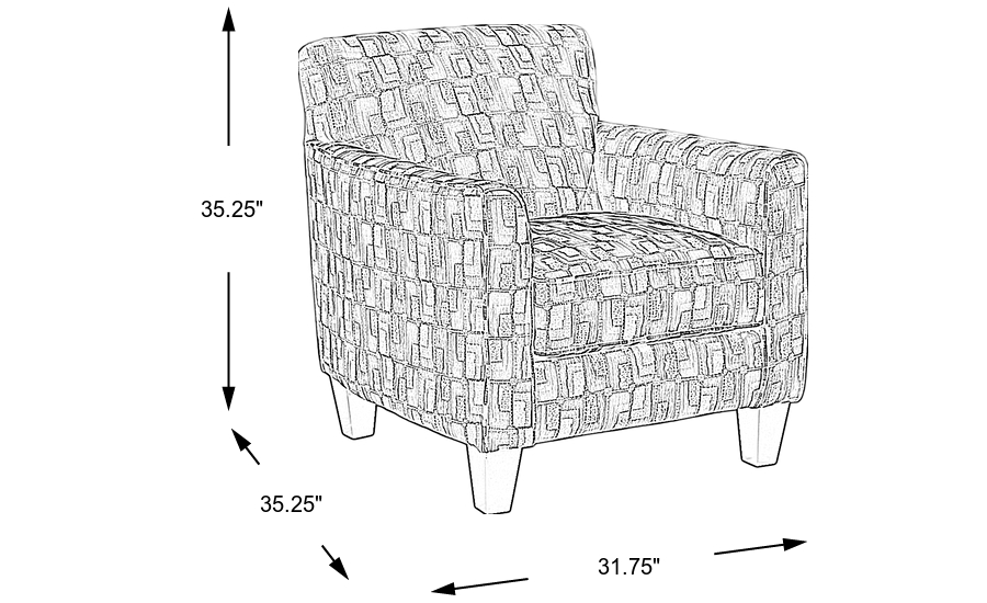 Dimension Image. Please refer to the Dimension Tab on this page for dimension details.
