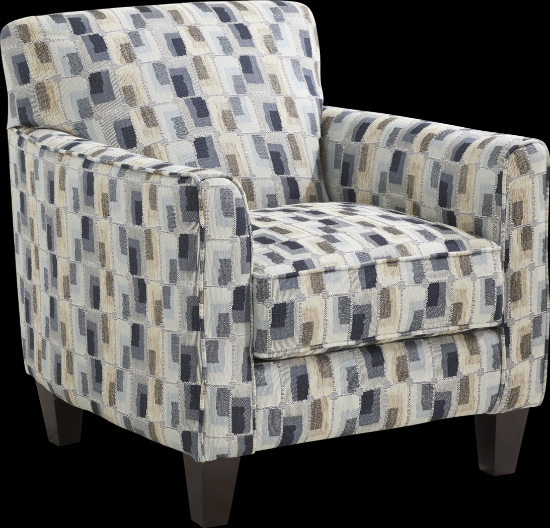 Colesby Blue Accent Chair - Thumbnail - Image 1
