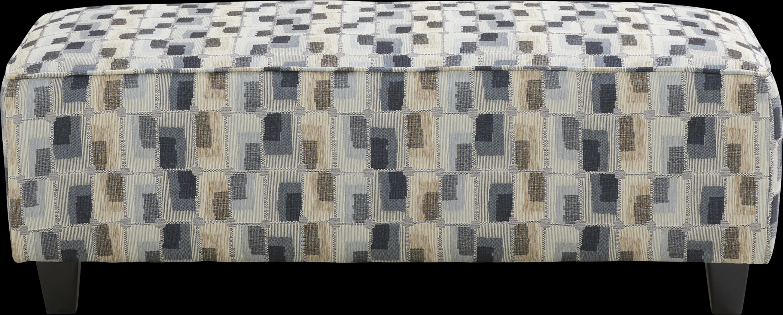 Colesby Blue Cocktail Ottoman - Thumbnail - Image 3