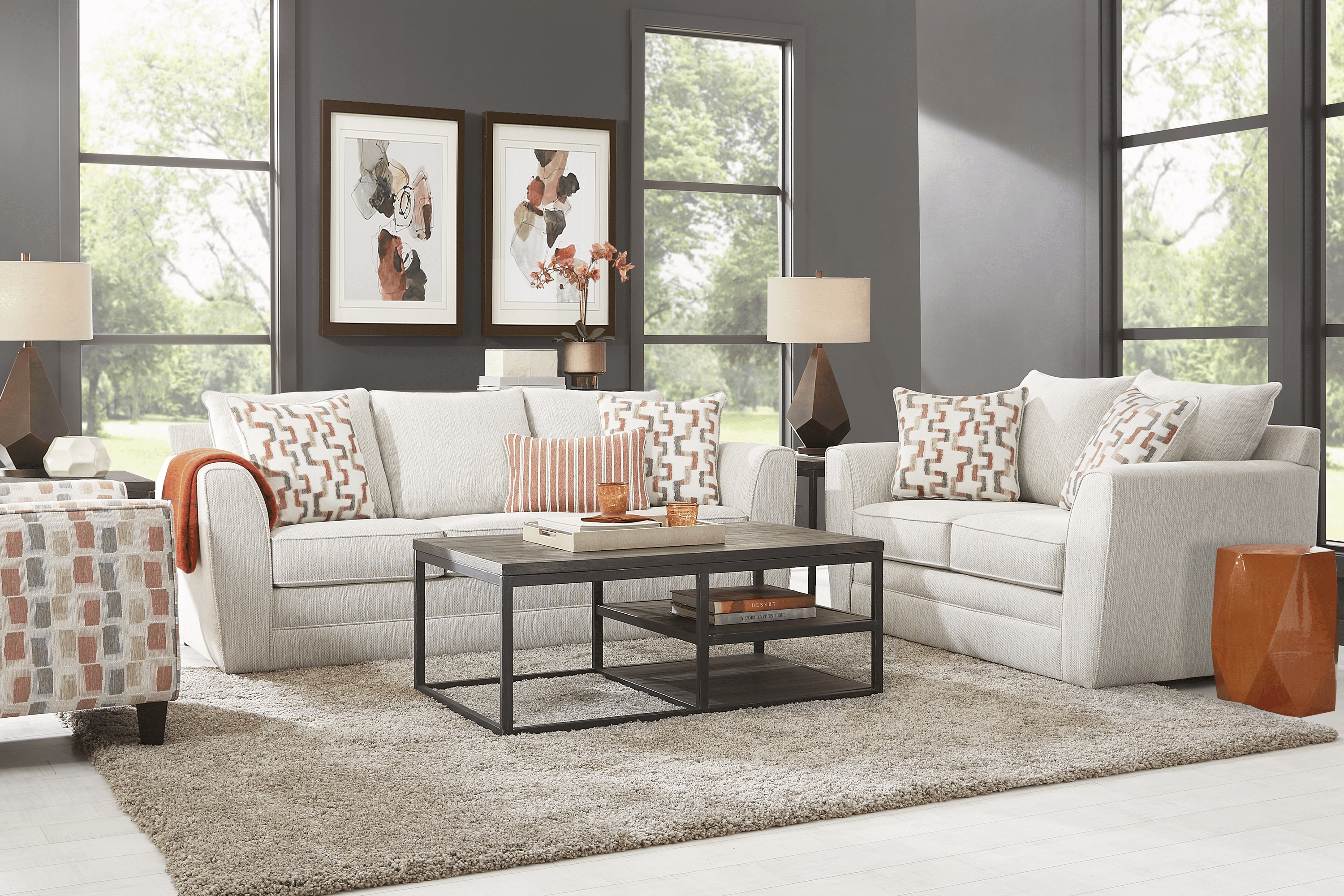 Colesby Gray 2 Pc Living Room - Thumbnail - Image 1
