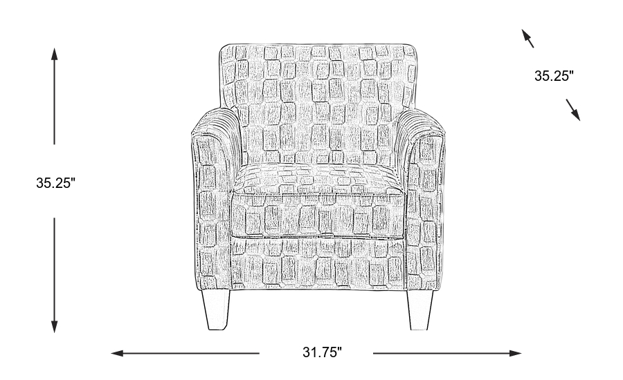 Dimension Image. Please refer to the Dimension Tab on this page for dimension details.