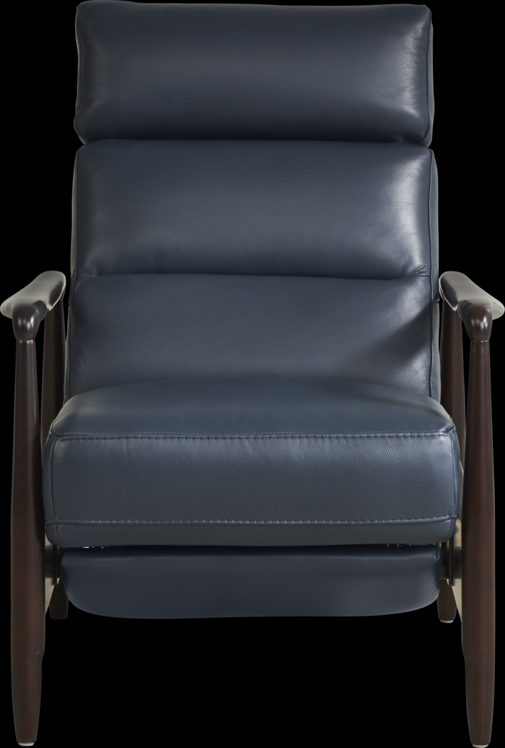 Coleston Blue Push Back Recliner - Thumbnail - Image 2