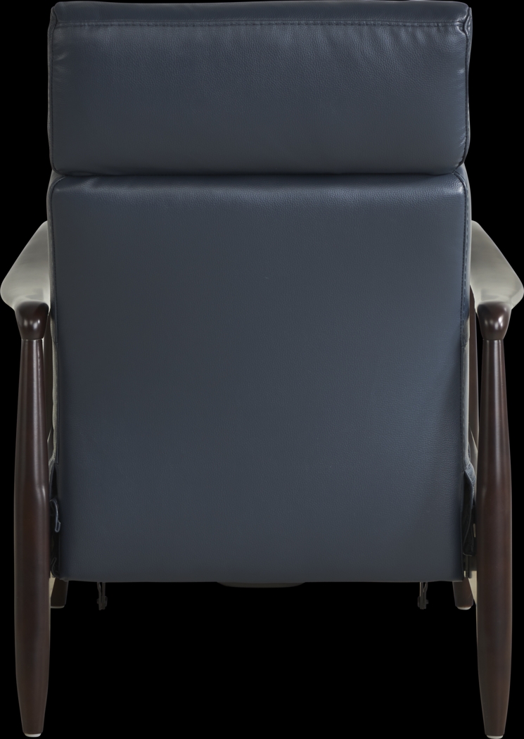 Coleston Blue Push Back Recliner - Thumbnail - Image 3