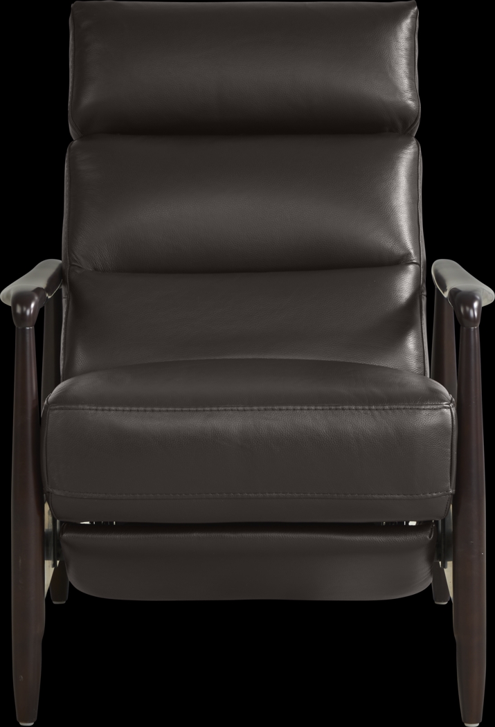 Coleston Chocolate Push Back Recliner - Thumbnail - Image 2