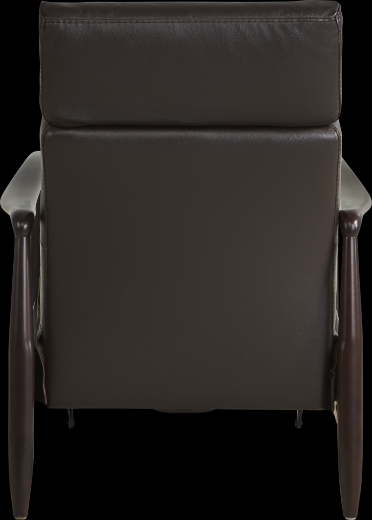 Coleston Chocolate Push Back Recliner - Thumbnail - Image 4