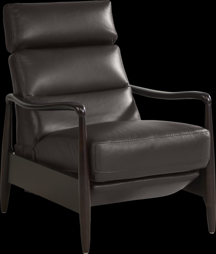 Coleston Chocolate Push Back Recliner - Thumbnail - Image 1