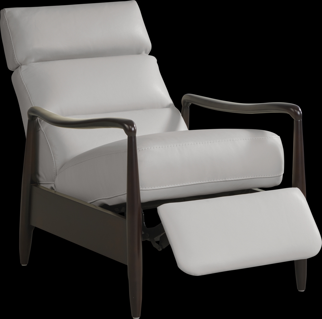 Coleston Light Gray Push Back Recliner - Thumbnail - Image 1