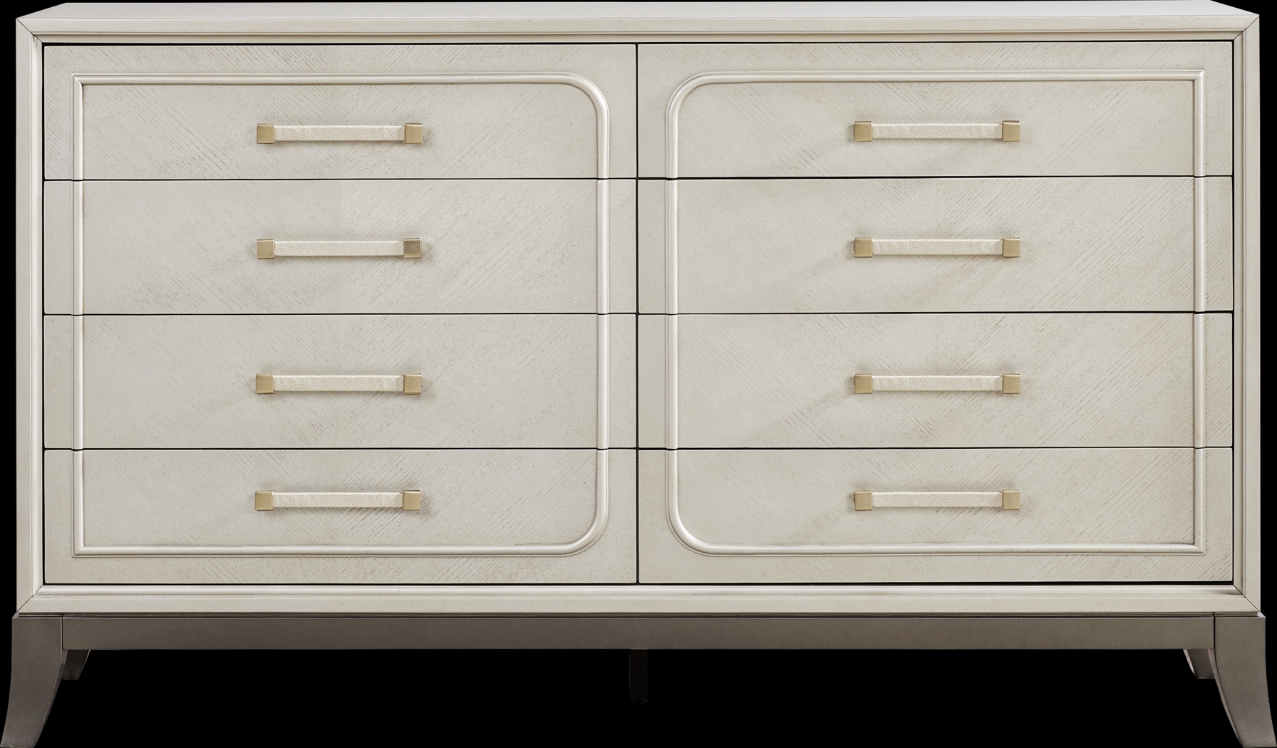 Colette Silver 7 Pc Queen Upholstered Bedroom - Thumbnail - Image 3