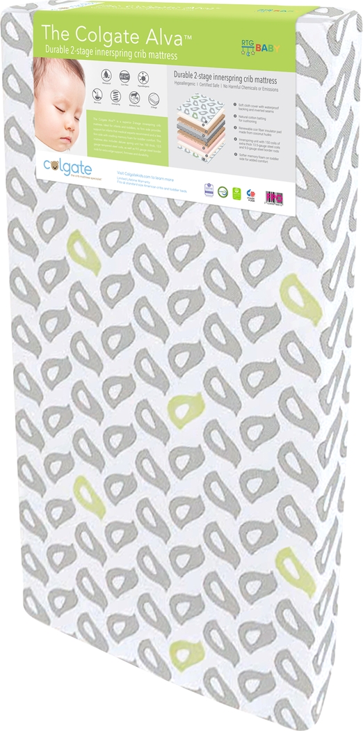 Colgate Alva Dual-Firmness Crib Mattress - Thumbnail - Image 2