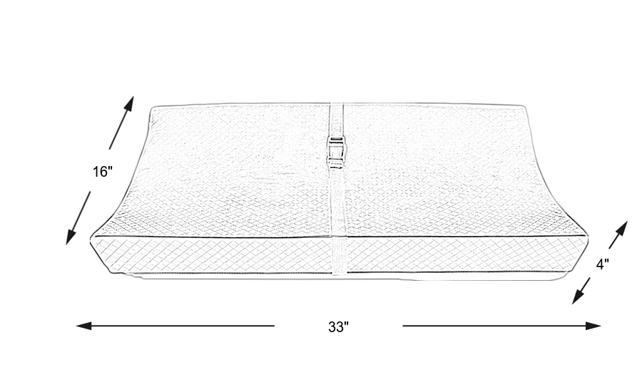 Dimension Image. Please refer to the Dimension Tab on this page for dimension details.