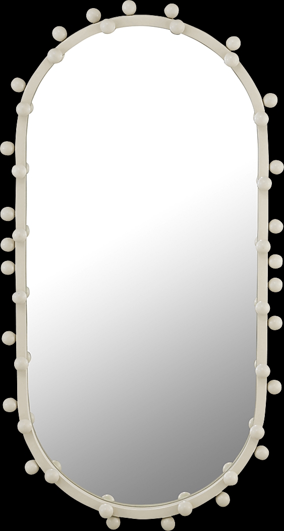 Collee I Ivory Mirror - Thumbnail - Image 1