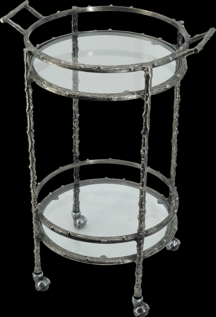 Collenback Silver Bar Cart - Thumbnail - Image 1