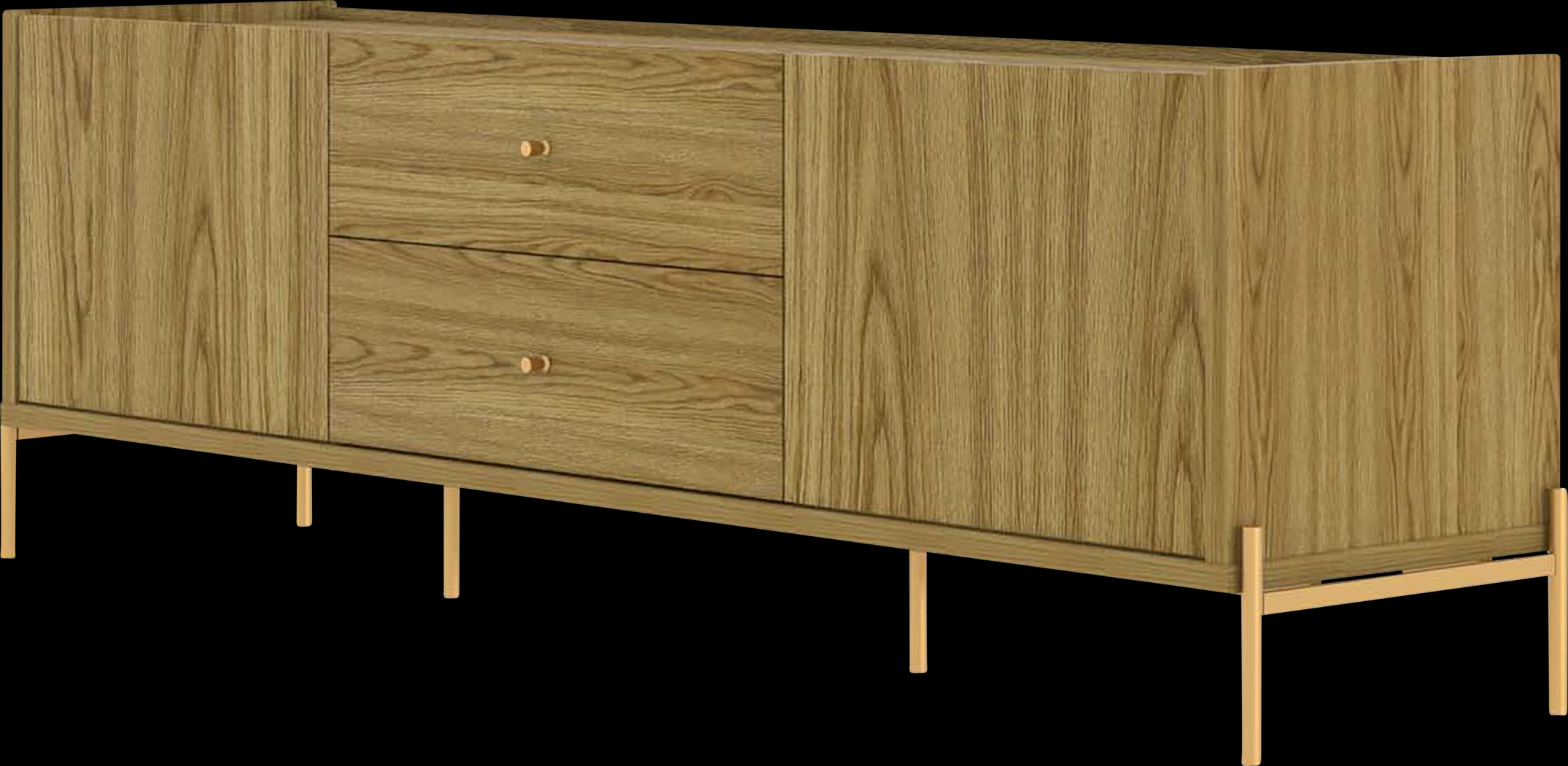 Colletta I Brown 73 in. Console - Thumbnail - Image 3