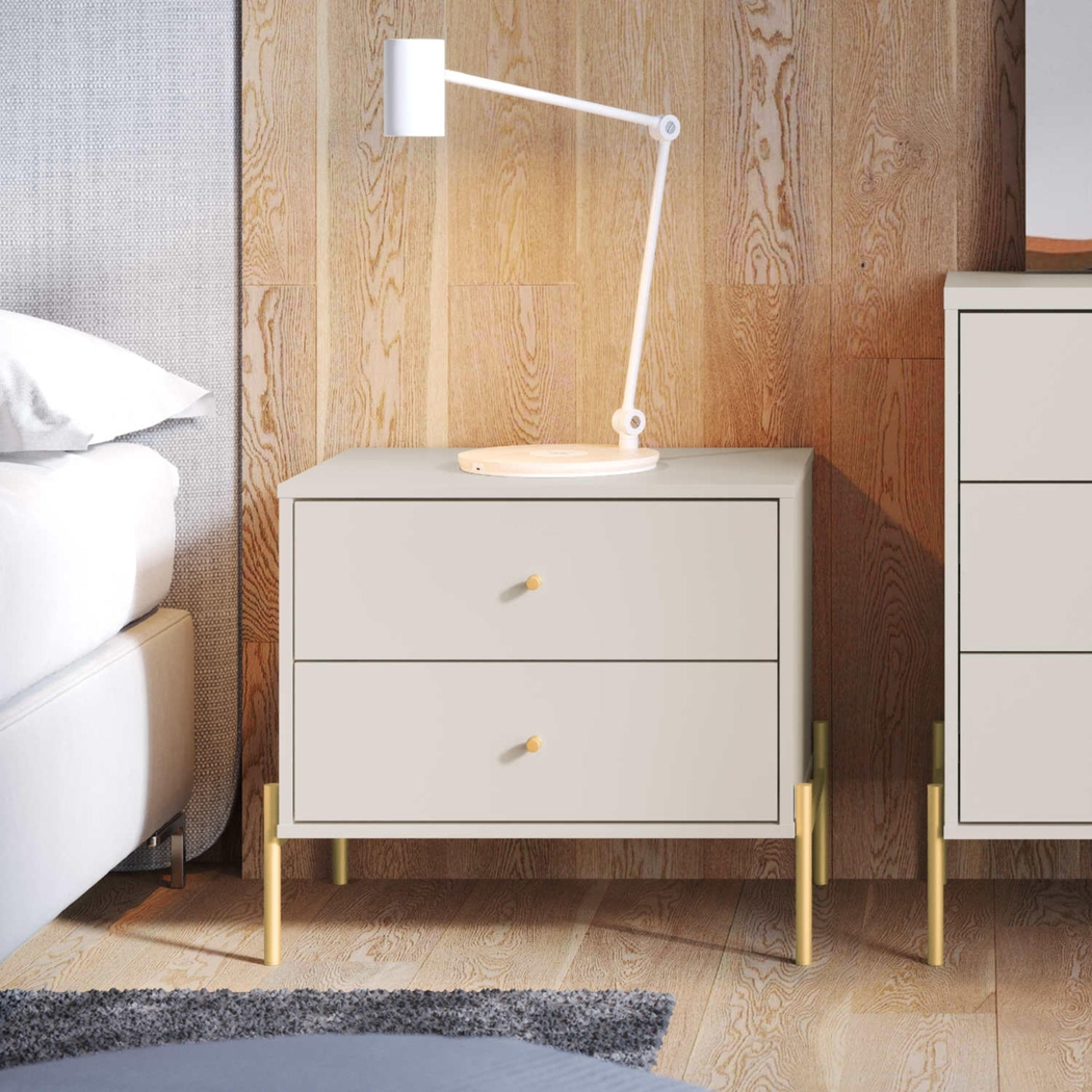 Colletta II Off-White Nightstand - Thumbnail - Image 2