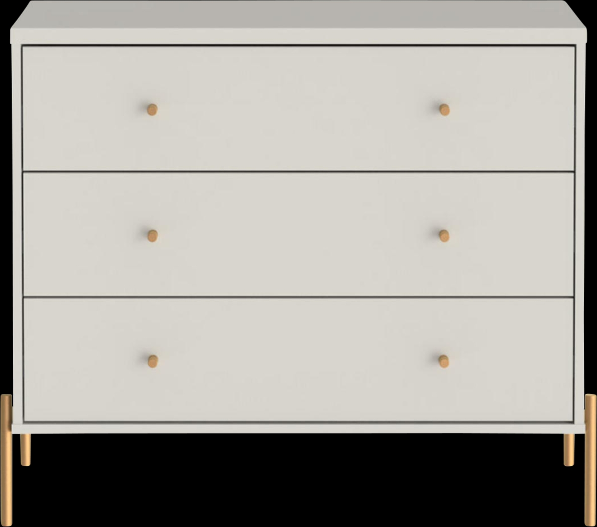 Colletta III Off-White Dresser - Thumbnail - Image 1