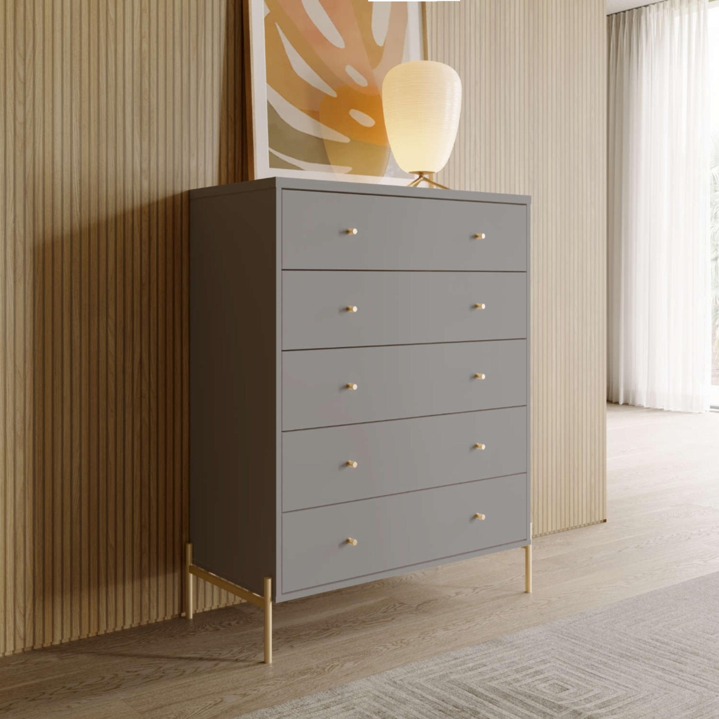 Colletta IV Gray Dresser - Thumbnail - Image 2