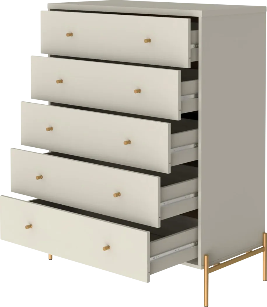 Colletta IV Off-White Dresser - Thumbnail - Image 4