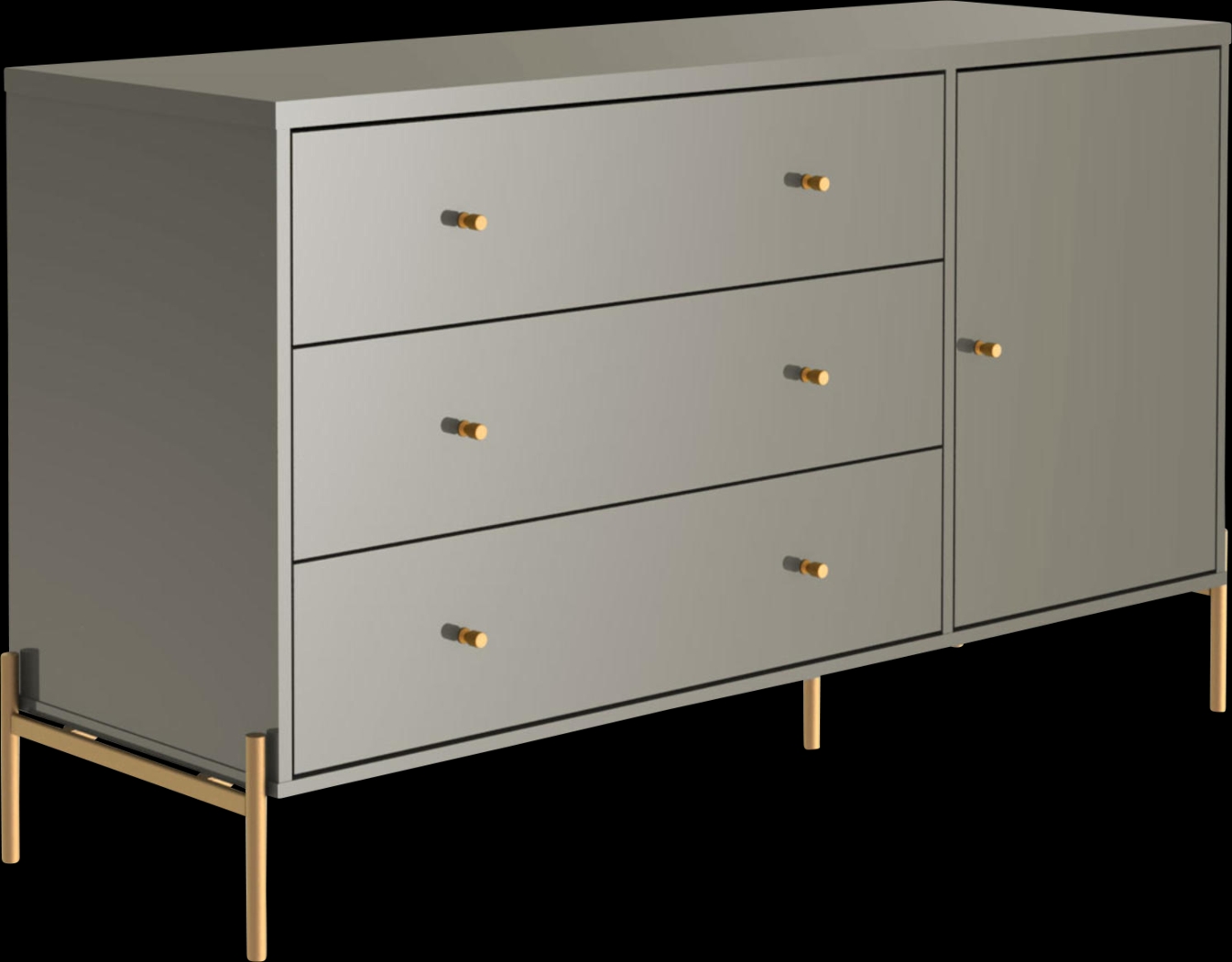 Colletta V Gray Dresser - Thumbnail - Image 4
