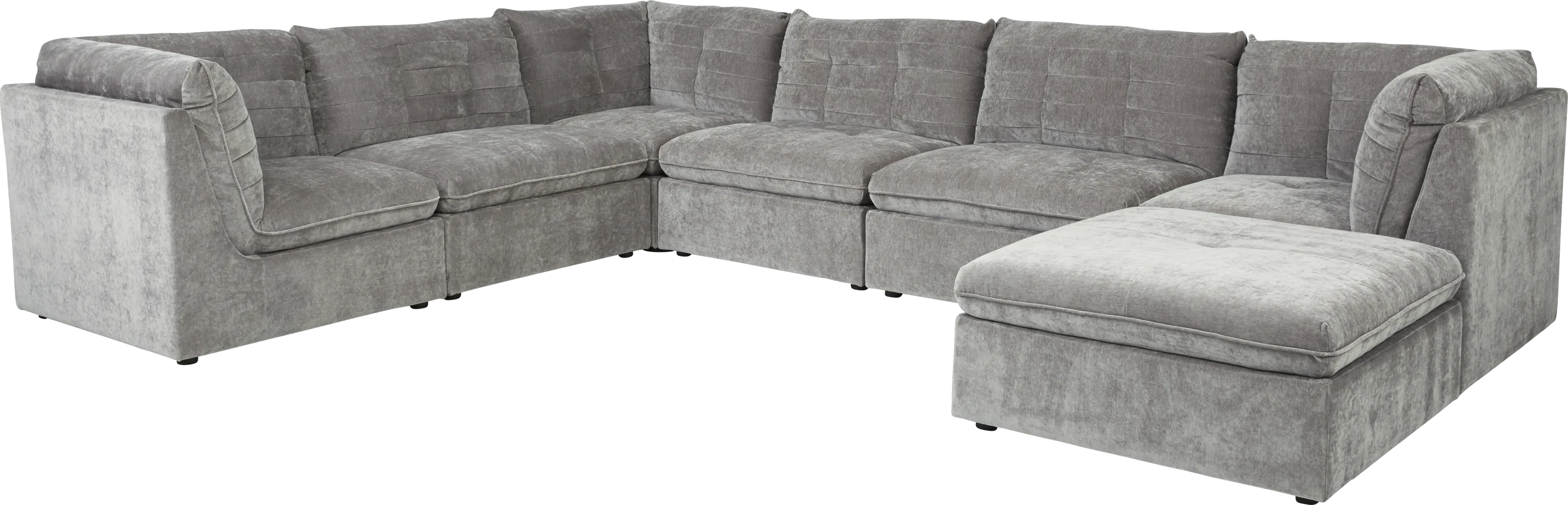Collier Granite 7 Pc Sectional - Thumbnail - Image 1