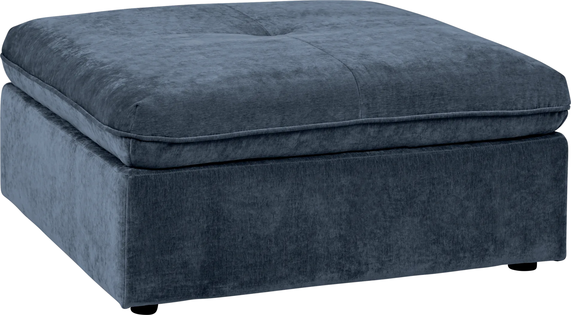 Collier Navy Ottoman - Thumbnail - Image 1