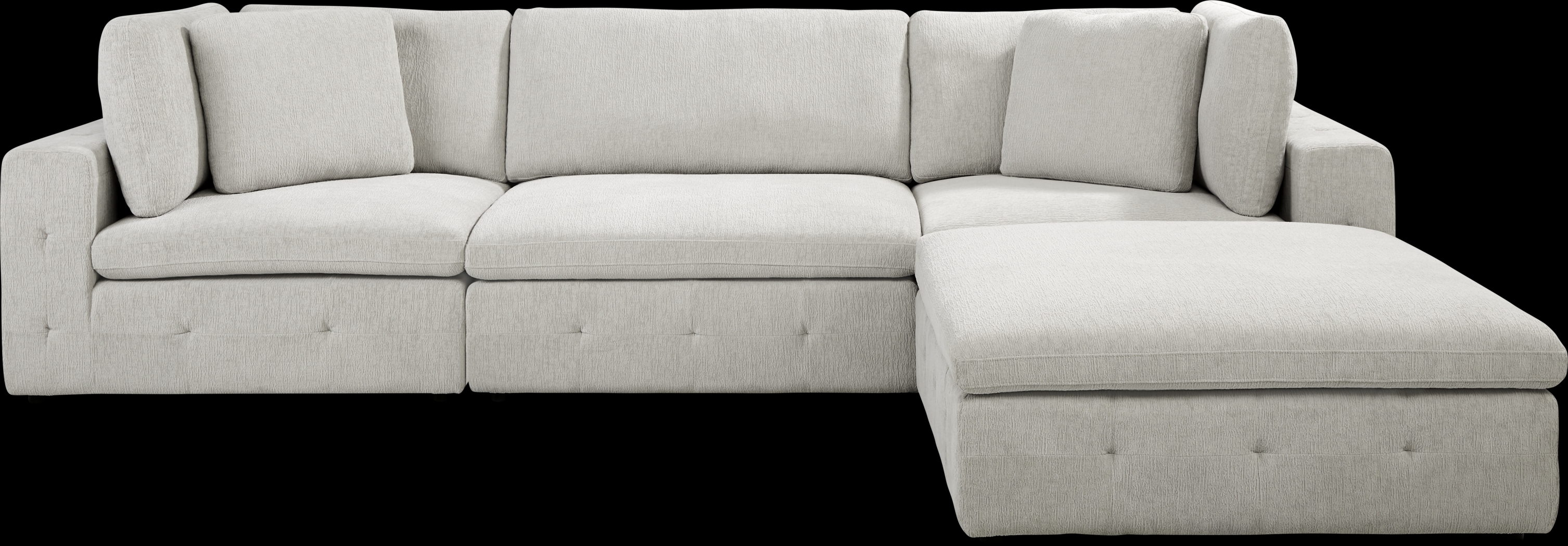 Collin Park Gray 4 Pc Sectional - Thumbnail - Image 1