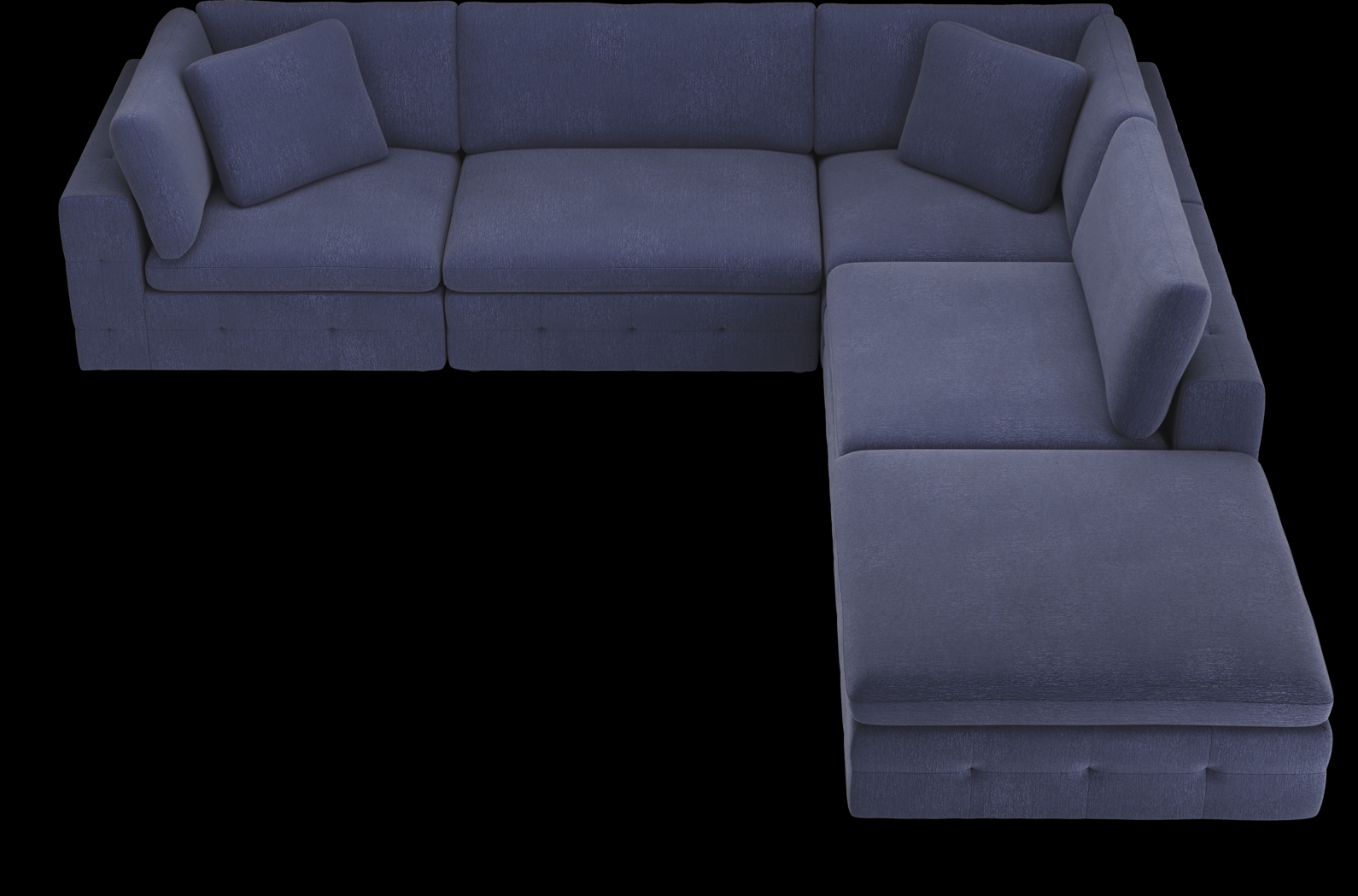 Collin Park Indigo 5 Pc Sectional - Thumbnail - Image 4