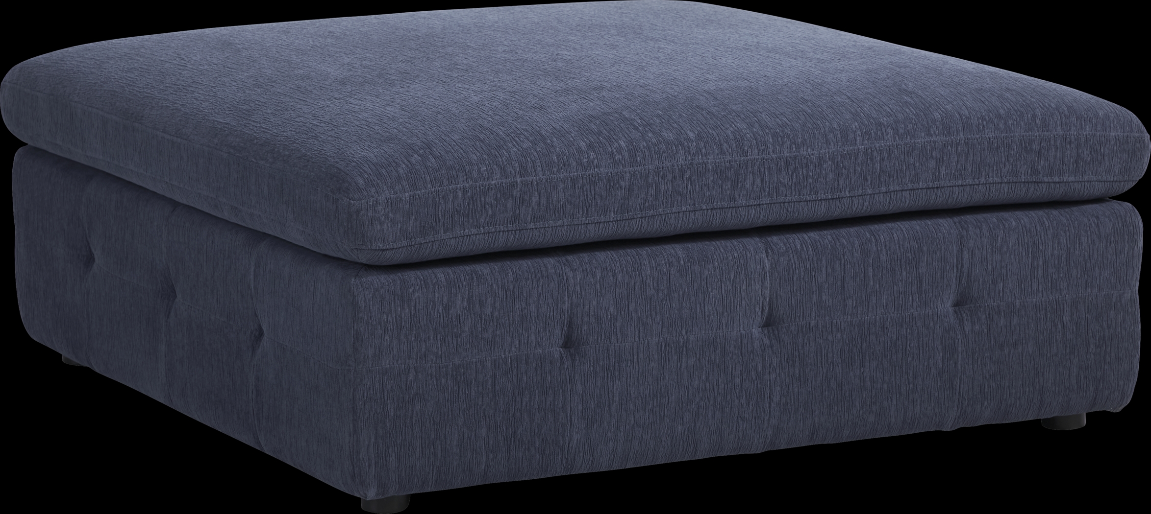 Collin Park Indigo Ottoman - Thumbnail - Image 1