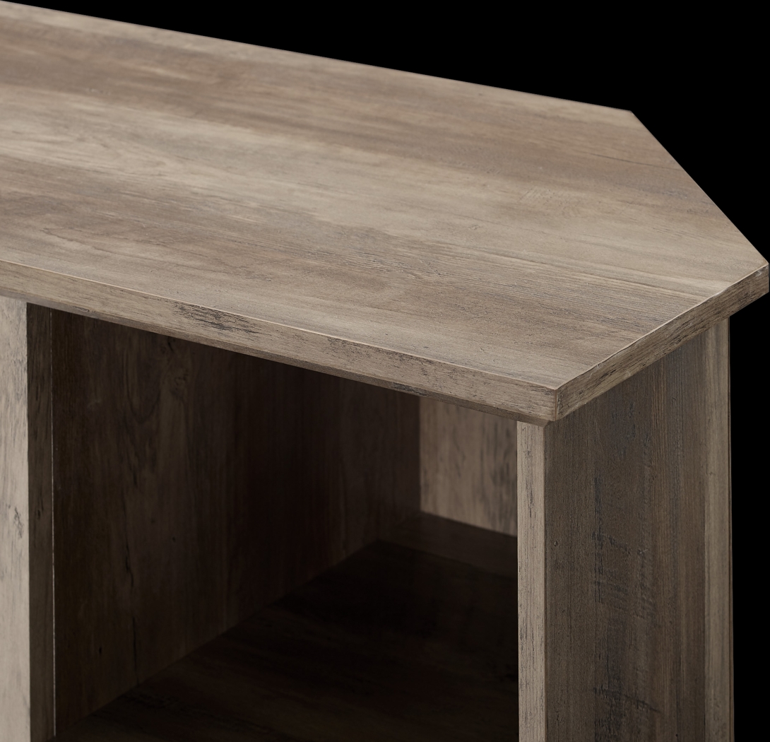 Collington Gray 48 in. Console, With Electric Fireplace - Thumbnail - Image 4