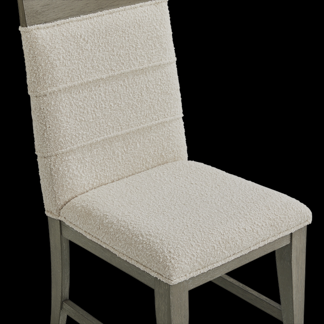 Collins Avenue Cream Upholstered Side Chair - Thumbnail - Image 4