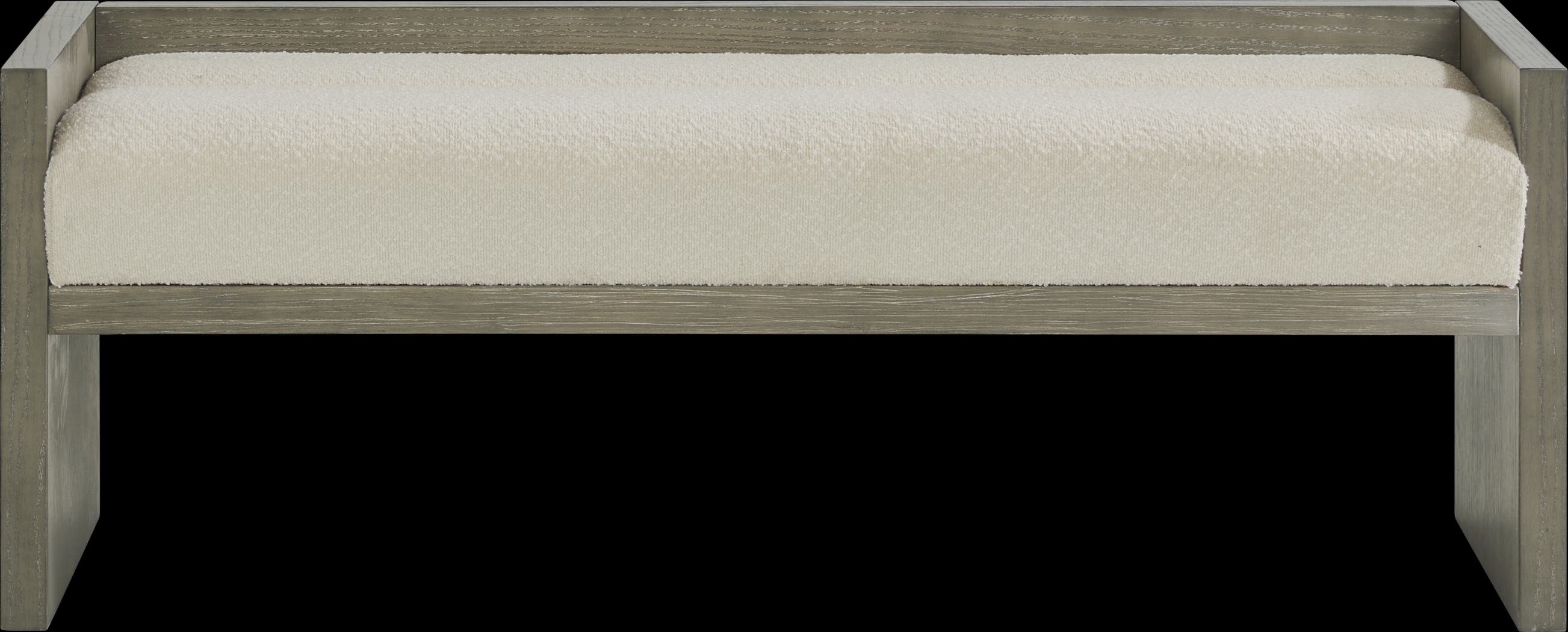 Collins Avenue Washed Wood Bench - Thumbnail - Image 2