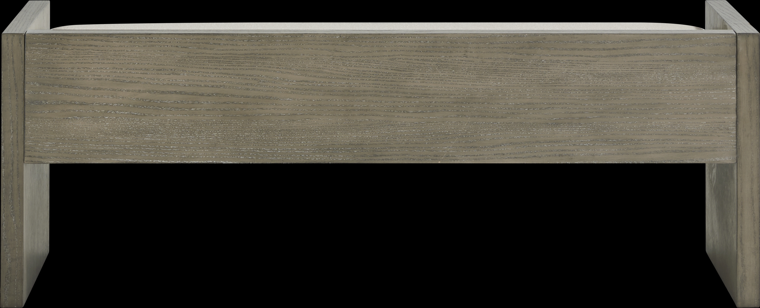 Collins Avenue Washed Wood Bench - Thumbnail - Image 3