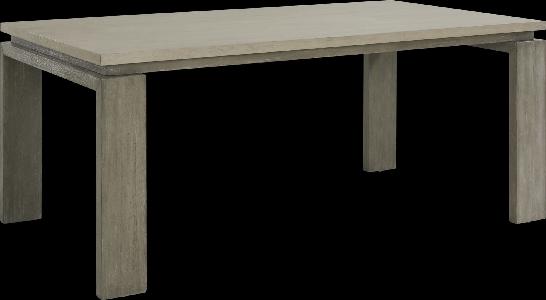 Collins Avenue Washed Wood Rectangle Dining Table - Thumbnail - Image 1
