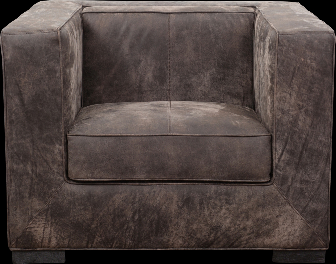 Collinwick Brown Leather Accent Chair - Thumbnail - Image 2