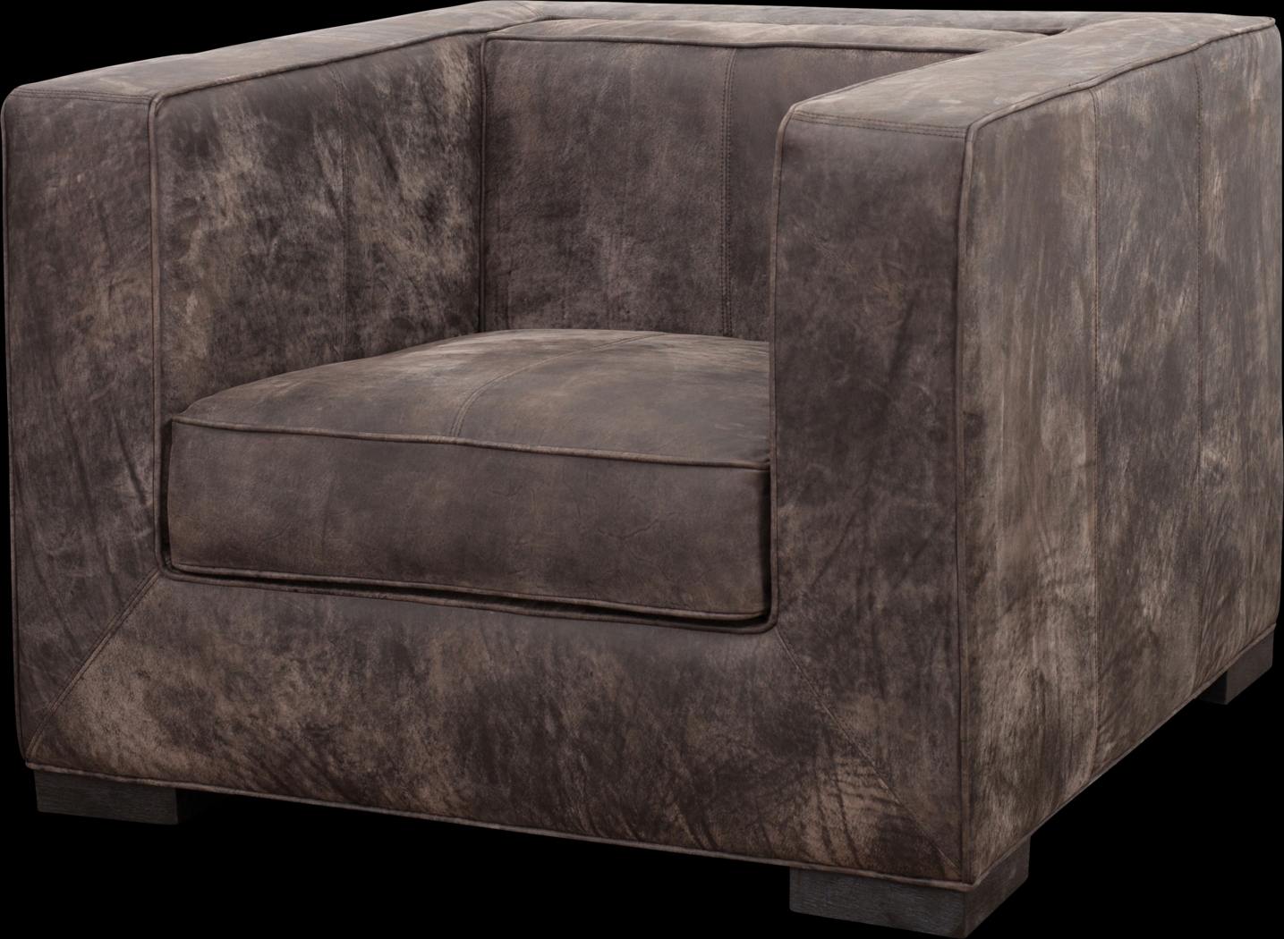 Collinwick Brown Leather Accent Chair - Thumbnail - Image 3
