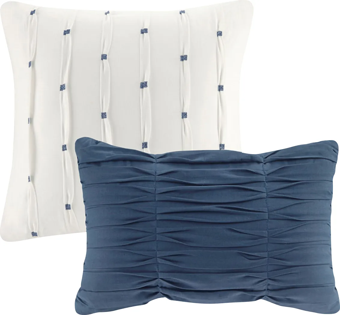 Collo Blue Full Comforter Set - Thumbnail - Image 11