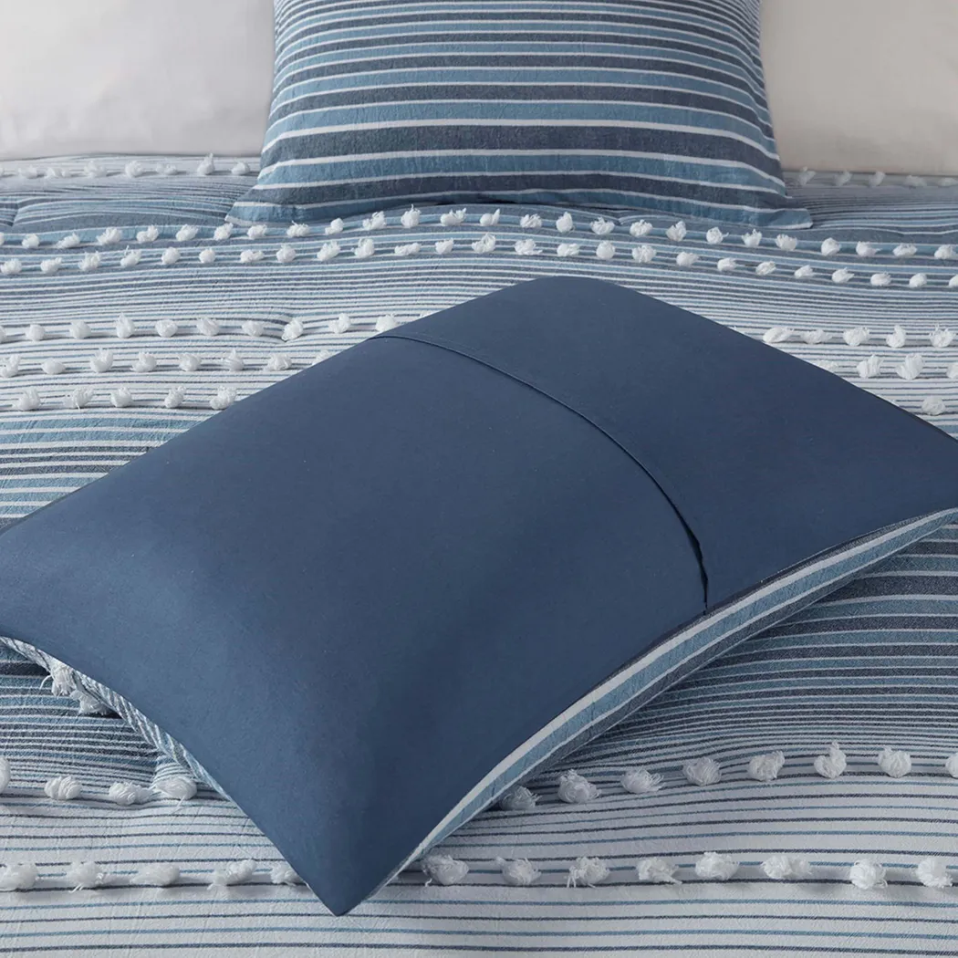 Collo Blue Full Comforter Set - Thumbnail - Image 10