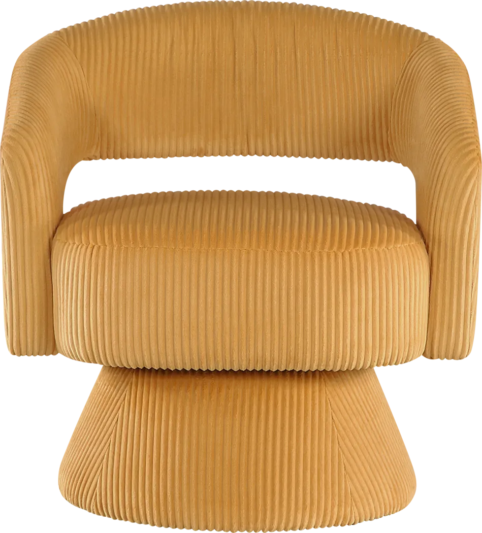 Collton Yellow Accent Chair - Thumbnail - Image 4