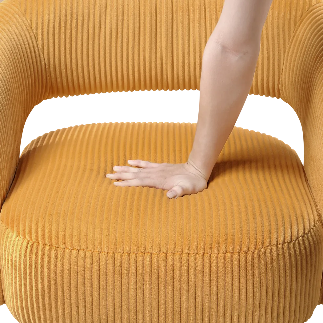 Collton Yellow Accent Chair - Thumbnail - Image 6